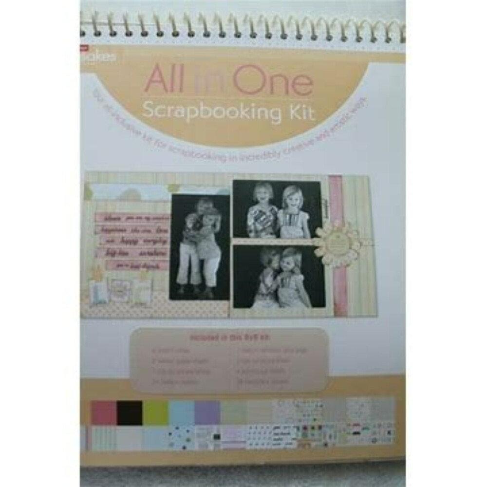 Creating Keepsakes ALL IN ONE 8 x 8 scrapbook kit-Flowers, Garden, Happiness B49